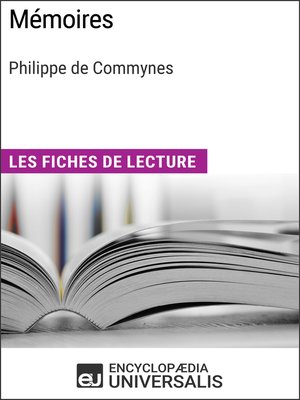 cover image of Mémoires de Philippe de Commynes